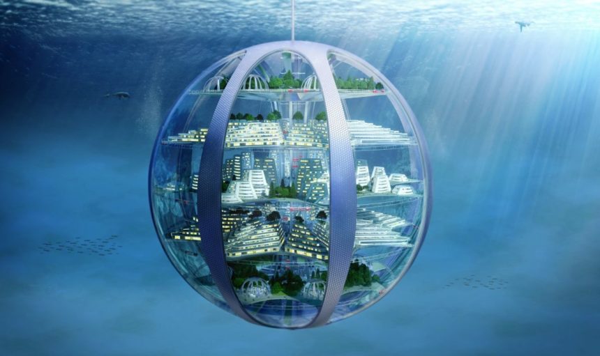 Underwater city concept