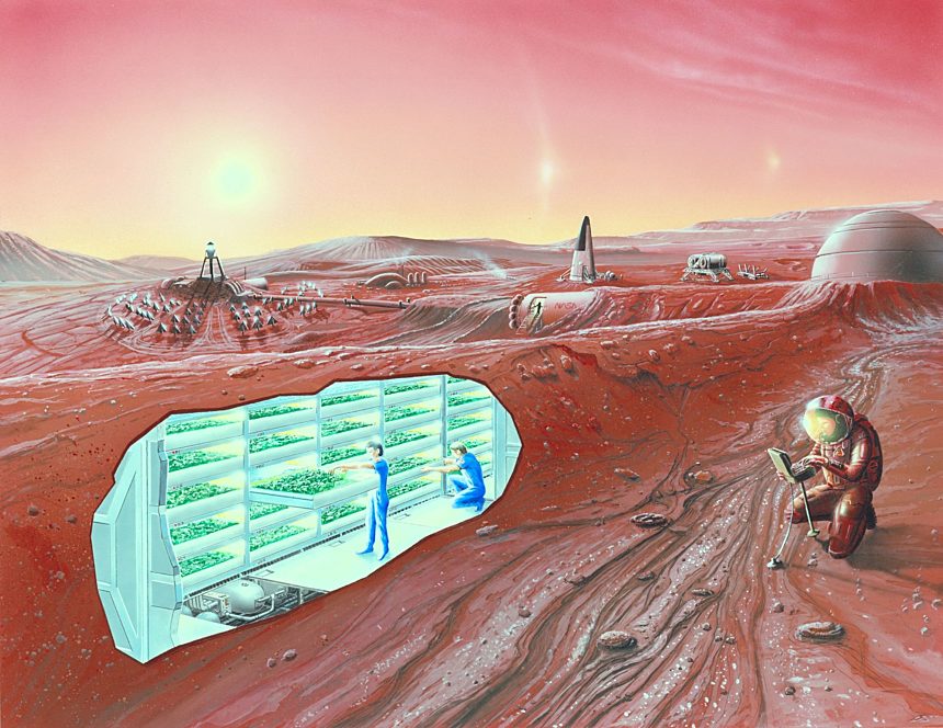 Mars colony concept