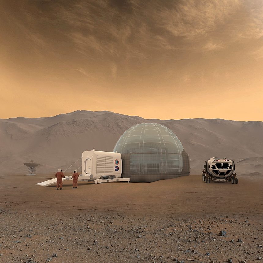 Mars colony concept